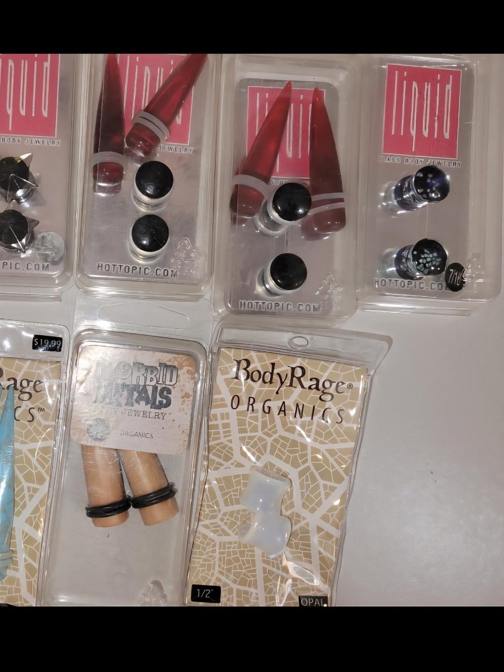 Mixed Organic Hot Topic Gauges/Plus 7/16"-1/2"
